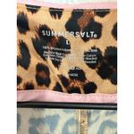 Summersalt  Cloud 9 Boyfriend Sleep Shirt Leopard Print Pajama‎ Loungewear Large Photo 2