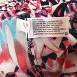 Xhilaration π Gorgeous mosaic racerback tank top pullover scoop neck xs pink black Photo 5