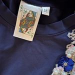 Queen Of Sparkles Champagne Tee Blue Size M Photo 3