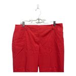Talbots  The Perfect Crop Red Ankle Chino Pants Red Holiday Size 12 Office Photo 1