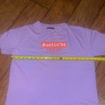 ZARA purple Austin ‘98 Texas tee shirt t-shirt top woman’s size small EUC Photo 3