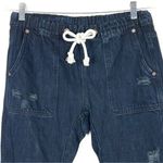 One Teaspoon NEW  Shabbies pull on drawstring distressed cotton boyfriend jeans S Photo 2