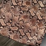 Lulus NWOT - WILD CARD TAN SNAKE PRINT VEGAN LEATHER MINI SKIRT Photo 7