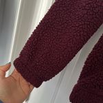 Koolaburra by UGG Brushed Back Sherpa Hoodie Pullover Fig Burgundy Sz S Red Photo 7
