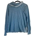 Free People Beach Cocoon Cowl Neck Pullover Light Blue Size Medium Photo 0