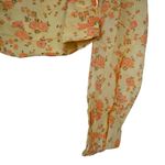 Free People Womens M Another Life Print Crop Top in Honey Combo NEW Photo 7