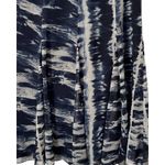 Coldwater Creek  Womens Skirt Size M Blue Tie Dye Mid Rise Lightweight Lined Boho Photo 3