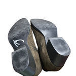 Sonoma Goods for Life Buckle Side Zip Ankle Boots Faux Suede Olive Brown 6 Green Photo 3