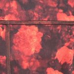 Athleta  Rainier Printed Tight Frozen Floral Warm Leggings XS Red Black 7/8 EUC Photo 4