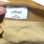 Wilfred Aritzia  ISABELLE corduroy dress overall Golden Amber Size 00 XXS Mini Photo 6