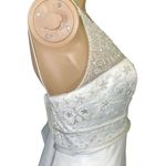 Signature Womens Wedding Dress Gown Beaded Bridal White Sheer Long Train Size 10 Photo 8