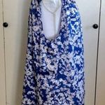 Eight Sixty Tie Neck Tunic Blouse Womens 3X Used Floral Photo 10