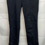 Free People Free People women's black denim seamed Jillian moto stretch jeans casual 25 Photo 0