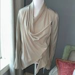BLANK NYC  Cream Drape Front Jacket Photo 1