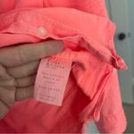 Frank & Eileen  Barry Neon Coral Famous Denim Button Down Photo 2
