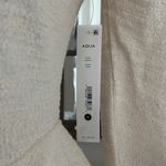 AQUA Tweed Puff Sleeve Ruffle Bottom Dress in Ivory, Size M New w/Tag Photo 7