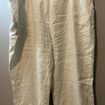 Charter Club White Linen Pants Photo 0