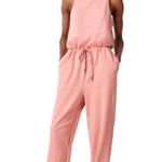 Sweaty Betty NWT Kaya Pink Sleeveless Jumpsuit High Neck Medium Pockets Lounge Photo 0