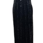VTG Nightline by Della Roufogali Black Sequin Gown Sz. 4 Black Photo 0