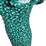 Rails  Helena Floral Mini Dress Green Women’s Size XS Flutter Sleeve A-Line Photo 7