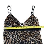 Victoria's Secret Vintage  Pink Label Sz M Very Sexy Leopard Print Slip Dress Mesh Photo 6
