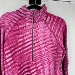 Under Armour  Women's Fitted‎ Mock Neck Half Zip Raglan Sweatshirt Pink Medium Photo 2