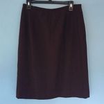 Rena Rowan • Brown Wool Skirt, 14 Vintage office Photo 0