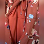 Hutch  Anthropologie Rust Brown Declan Floral Midi Tank Sun Dress Sz 0 Photo 6
