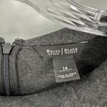 White House | Black Market Gray Collared Short Sleeve Career Sheath Dress 14 Photo 3