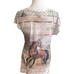 Rhinestone Horse T Photo 1