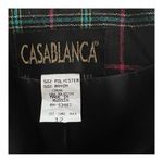 Vintage CASABLANCA Plaid Button front Blazer Jacket. Size 12. Photo 6