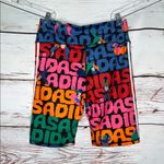 Adidas x Farm Rio Size XL Multicolor High Rise Bike Shorts Photo 1