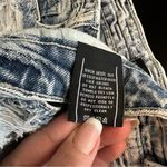 Klique B ultra mini denim shorts, textured distressed festival jean shorts sz S Photo 9