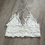 Free People EUC  white lace bralette Photo 0