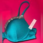 Victoria's Secret Teal and Silver Bikini with Sparkling Details Photo 1