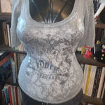 Obey  Propaganda square neck gray S graphic normcore T-shirt Photo 0