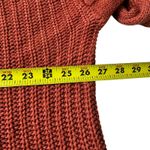 Moon & Madison Terra Cotta Knit Crop Sweater Women's Size Medium | 26 Photo 5