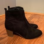 American Eagle  7.5 Black Heeled Low Top Booties Photo 1