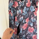 Harlyn Dark Floral High Low Dress Red Size XXL Photo 5