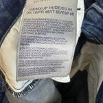 NYDJ Medium Wash Teresa Wide Leg Cropped High Rise Lift Tuck Jeans Size 14 Photo 5