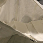 Womens Size XS White 100% Cotton Skirt with Fringes Border of Blue Hebrew Custom Photo 5