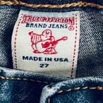 True Religion Cropped Jeans Blue Size 27 Photo 4