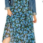 City Chic Blue Bunch Floral Long Sleeve Maxi Dress Size 22 New w/ Tag MSRP $139 Photo 0
