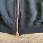 Nike Air Cropped Pullover Sweatshirt Rose Gold Zipper Black Women's XS Photo 4