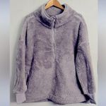 LuLaRoe  Gray Teddy Sherpa Fleece Pullover Size XLarge With Pockets Nancy … Photo 0