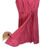 J.Crew NWT  Linen Cupro Blend Wrap‎ Sheath Dress Pink 00 Photo 8