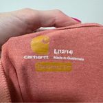 Carhartt  Loose Fit Heavyweight Short Sleeve Pocket T-shirt Large Pink Salmon Photo 3