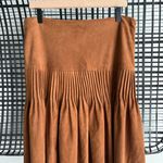 Free People Nigel Preston pintuck Lambskin suede skirt Photo 2