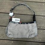 LeSportsac NWT Y2K New Grey/Black  Boutique Rose Zinc Shoulder Bag Mini Bag Purse Photo 4