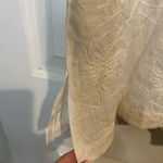 Cypress Soft Cream Cotton Fabric Oversized Cover Up Photo 4